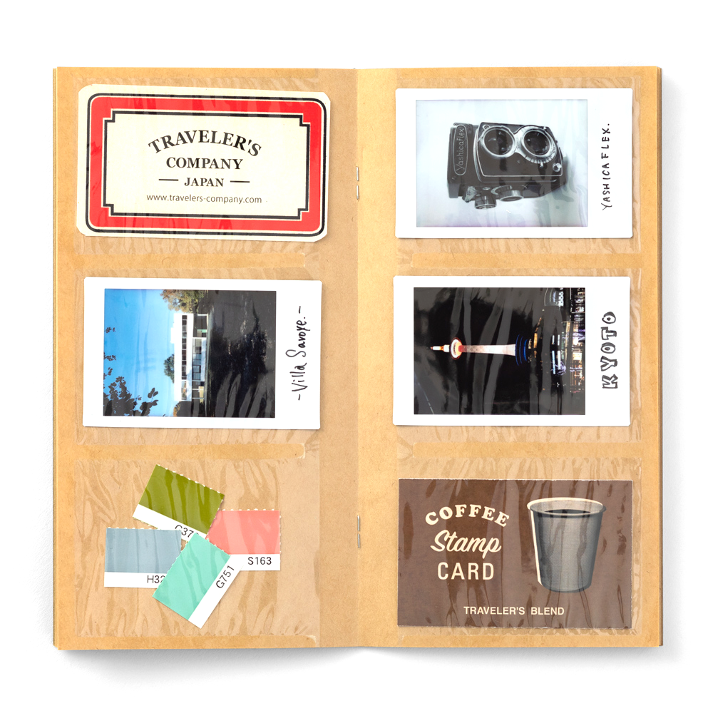 TRAVELER’S notebook Refill 028 – Kartenhülle mit 60 Taschen | Made in Japan
