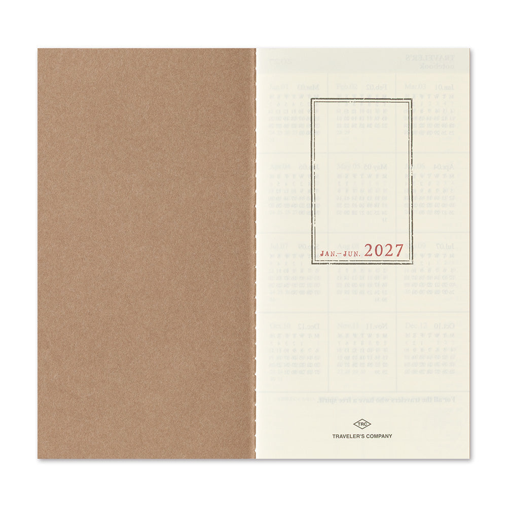 Traveler’s Notebook Agenda 2027 Weekly + Memo | Regular Size | Pre-Order