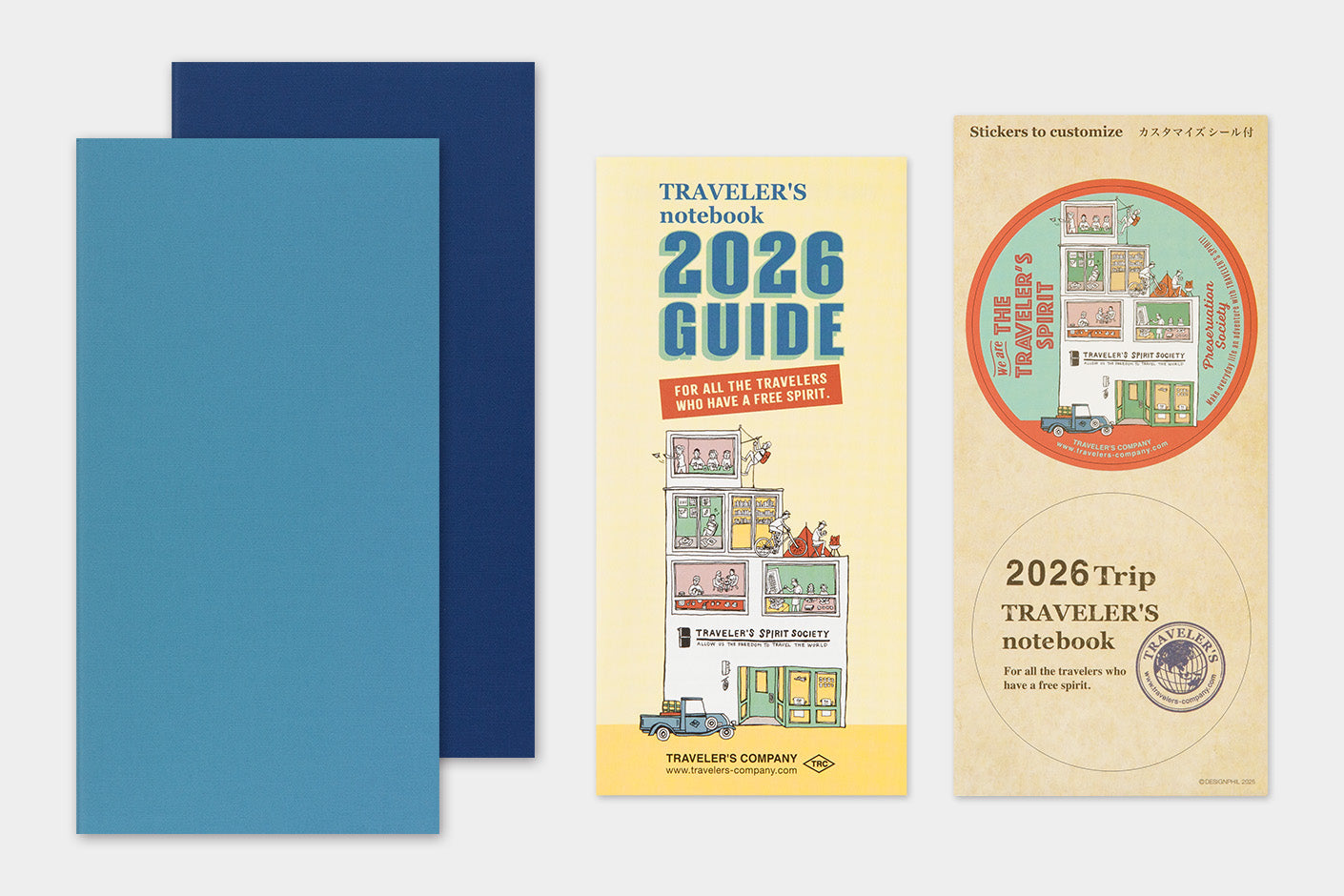 Agenda 2026 mit horizontalem Wochenplaner Regular size | TRAVELER'S COMPANY | Made in Japan