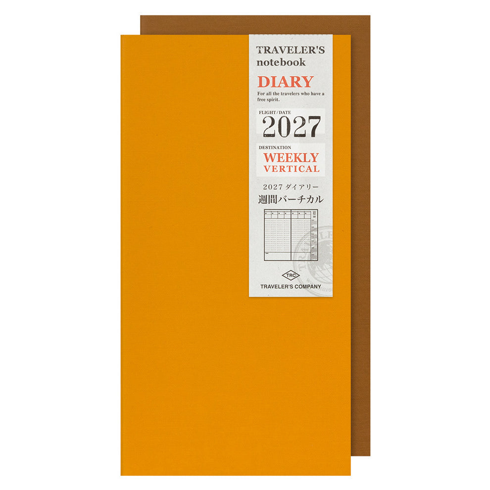 Traveler’s Notebook Agenda 2027 Weekly Vertikal | Regular Size | Pre-Order