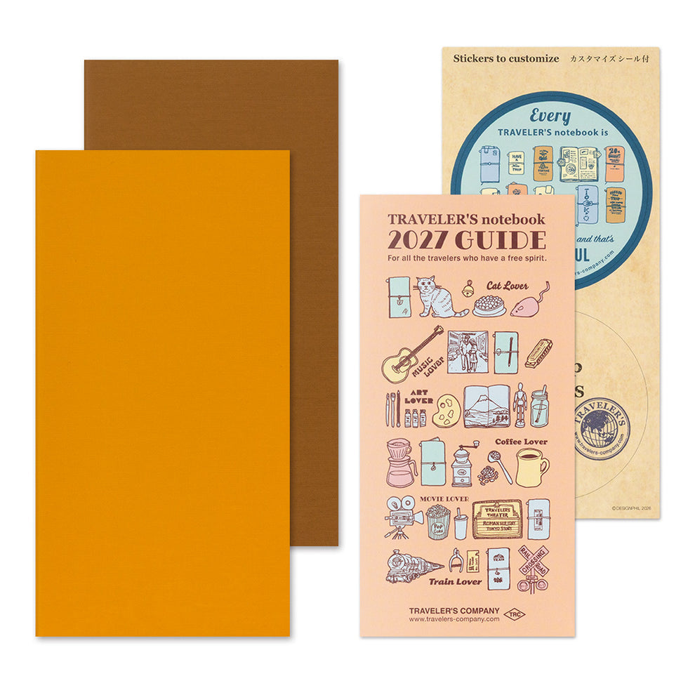Traveler’s Notebook Agenda 2027 Weekly Vertikal | Regular Size | Pre-Order