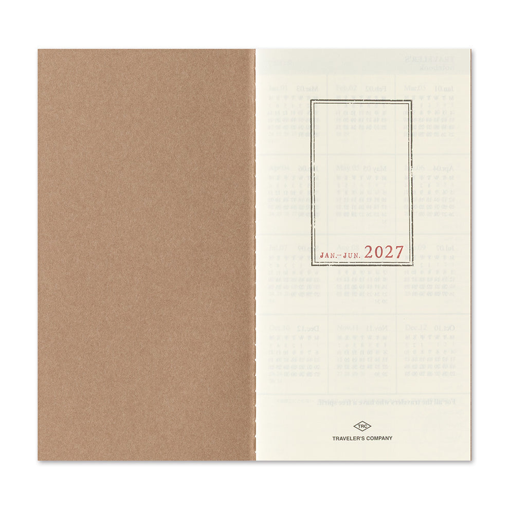 Traveler’s Notebook Agenda 2027 Weekly Vertikal | Regular Size | Pre-Order