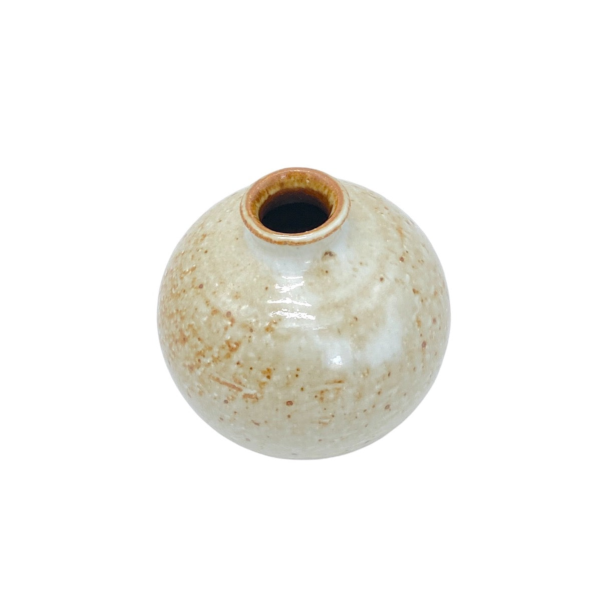 TSUBAKI Kugelvase – Handgefertigte japanische Keramik aus Yunotsu