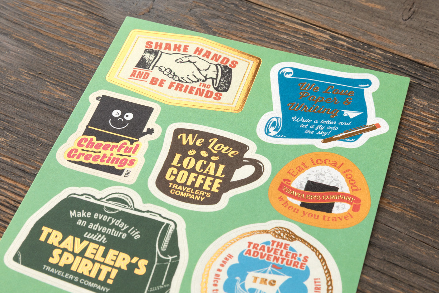 Sticker-Set für Agenda 2026 | TRAVELER'S COMPANY | Made in Japan