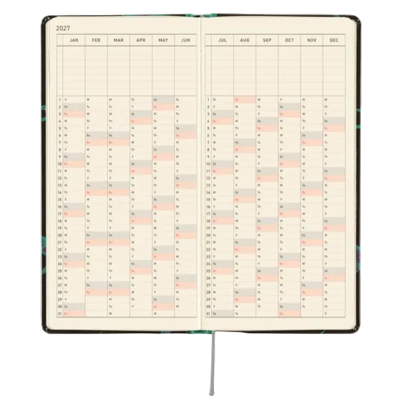 Agenda 2024 | Planificateur hebdomadaire vertical | Taille régulière