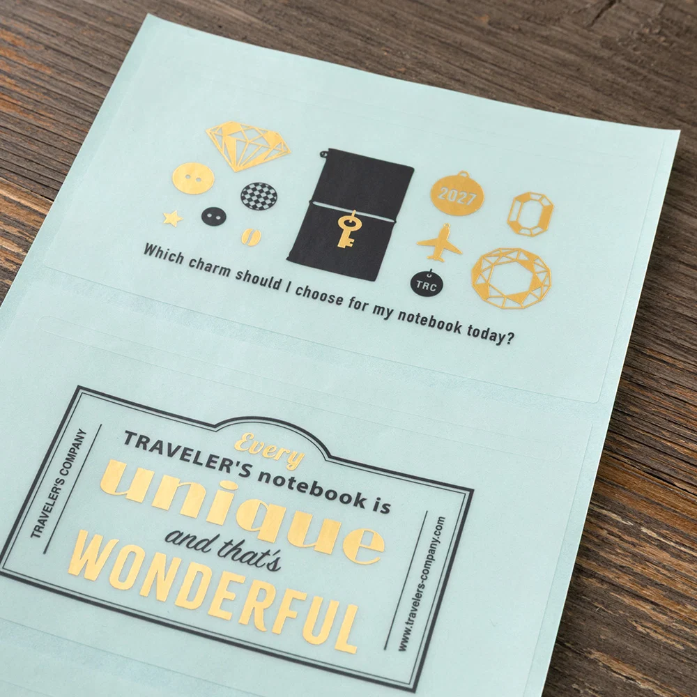 Traveler’s Company Sticker Set 2027 – limitierte Edition für Traveler’s Notebook