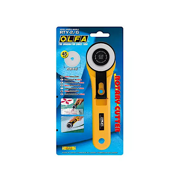 OLFA - Rundklingenmesser 45mm | RTY-2/G Rotary Cutter | Made in Japan