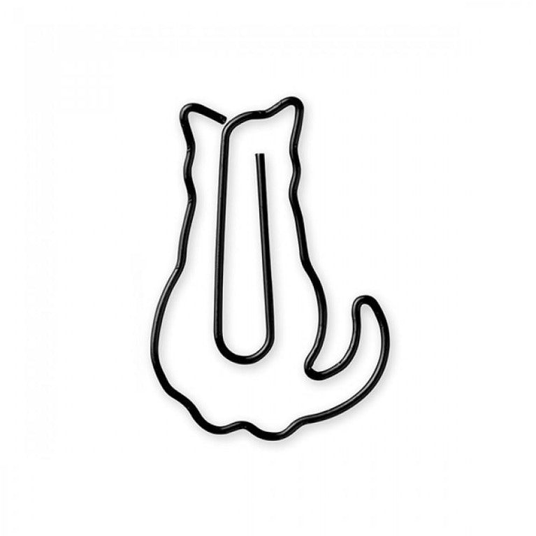 MIDORI D-CLIPS SITTING CAT Büroklammern Animal Cat Paperclip Design