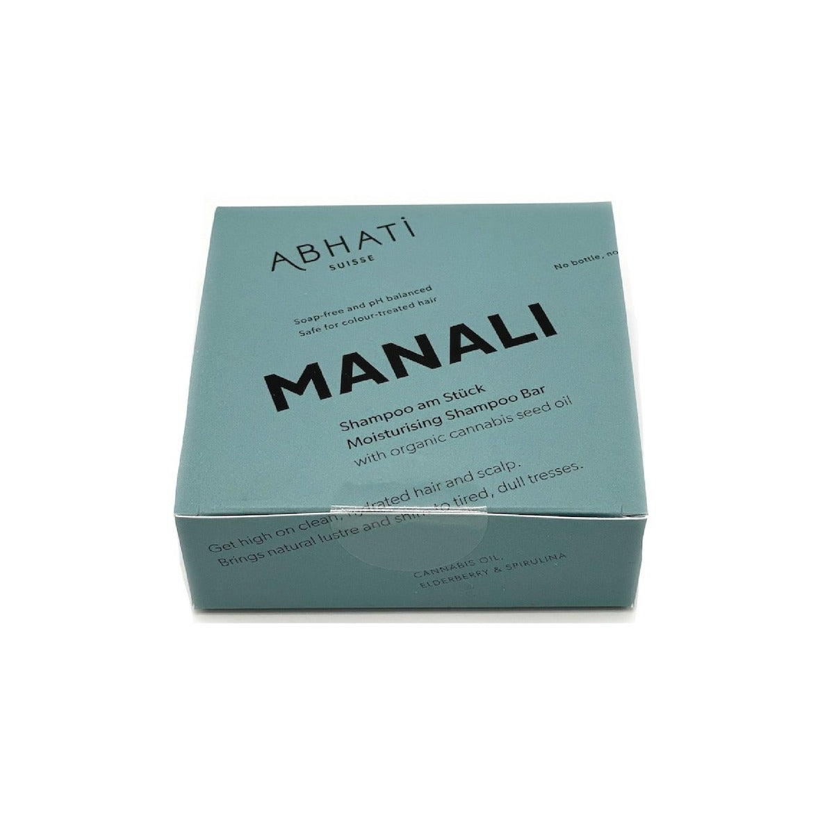 MANALI Moisturising Shampoo Bar Abhati Suisse haircare vegan no waste