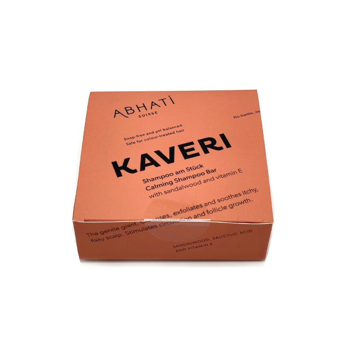 KAVERI Calming Shampoo Bar Abhati Suisse hair shampoo vegan no waste