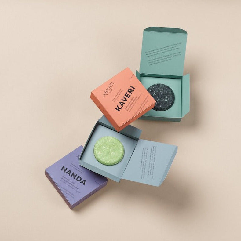 MANALI Moisturising Shampoo Bar Abhati Suisse haircare vegan no waste
