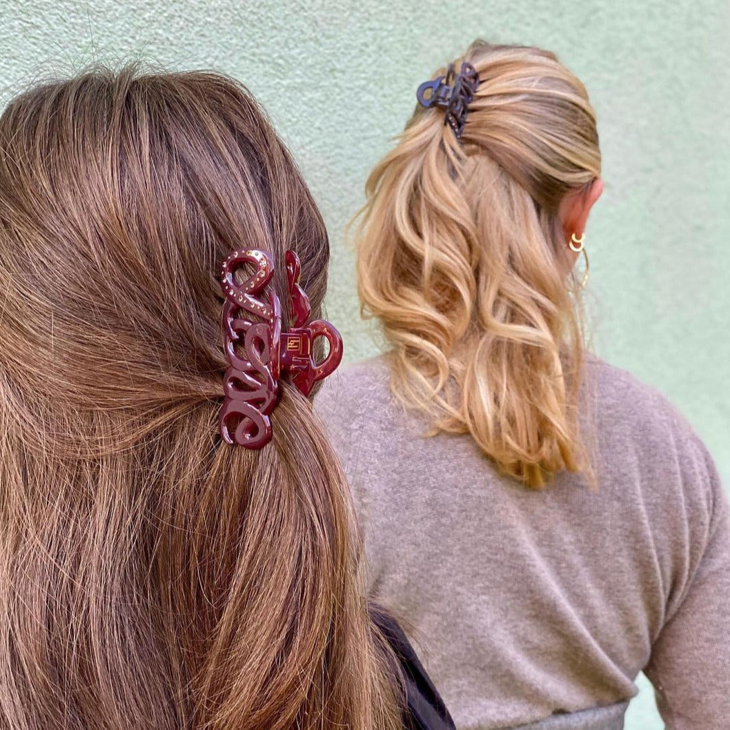 Haarklammer Love | Sommergrün