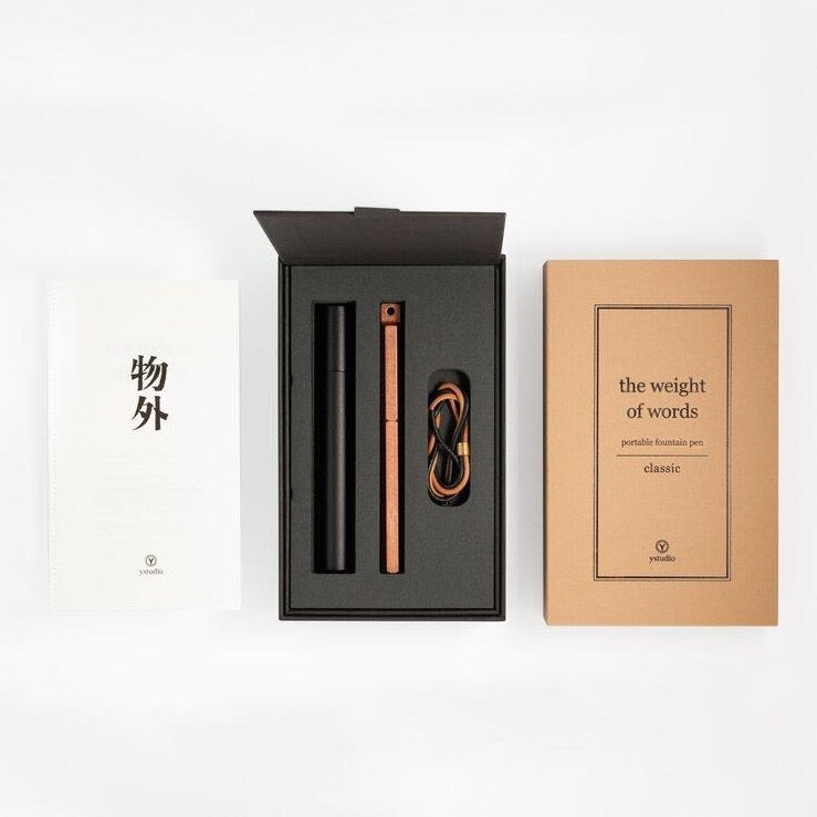 Füllfederhalter aus Messing Kupfer | ystudio | Handmade in Taiwan