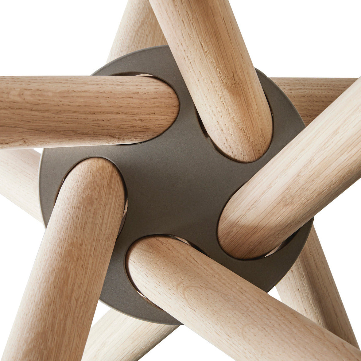 Table de cuisine Aldric 80 | Assiette en bois