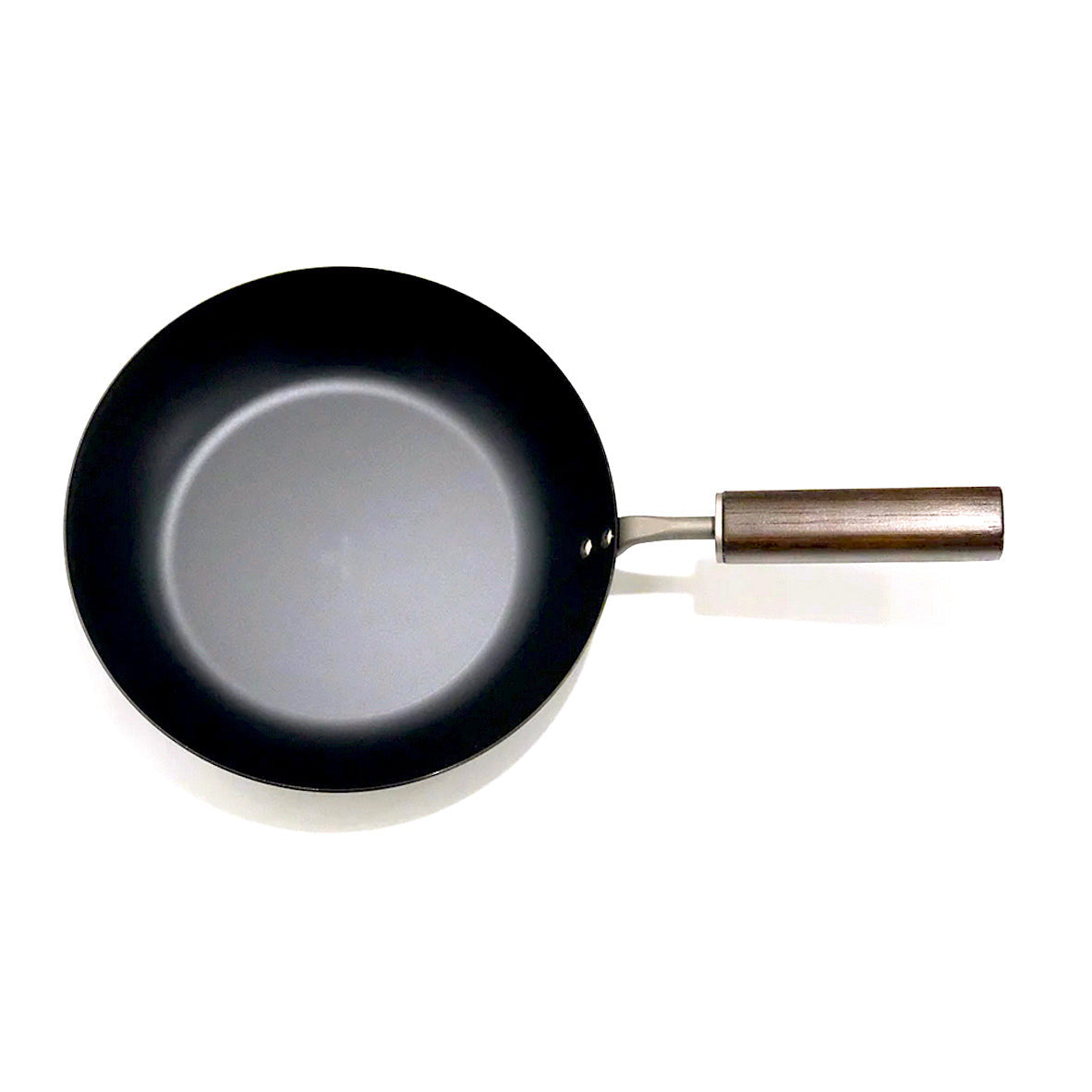 FD STYLE - Rostfreie Bratpfanne mit Bambusgriff aus Oxynit | Ø 24cm | Made in Japan