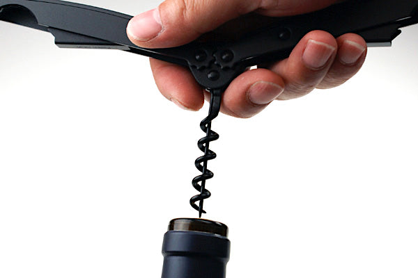 FD STYLE - Korkenzieher aus Edelstahl mattschwarz | Made in Japan