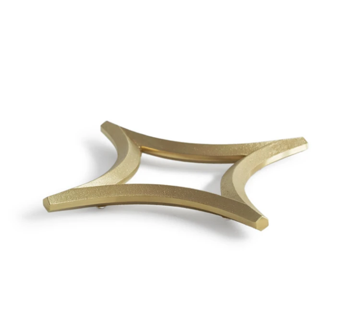 FUTAGAMI - Massiver Untersetzer aus Messing | Trivet Star | Made in Japan