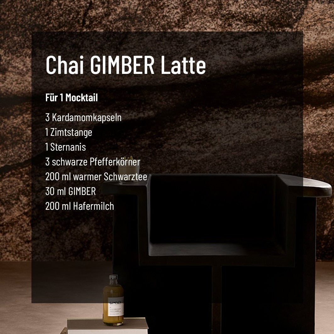 GIMBER - N°1 The Original Alkoholfreie Ingweressenz | Made in Belgien