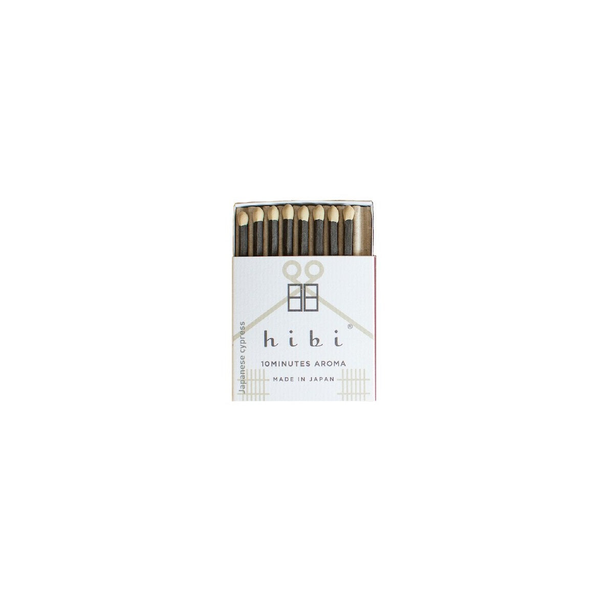HIBI - 10 Minuten Aroma Japanese Cypress Räucherstäbchen | Made in Japan