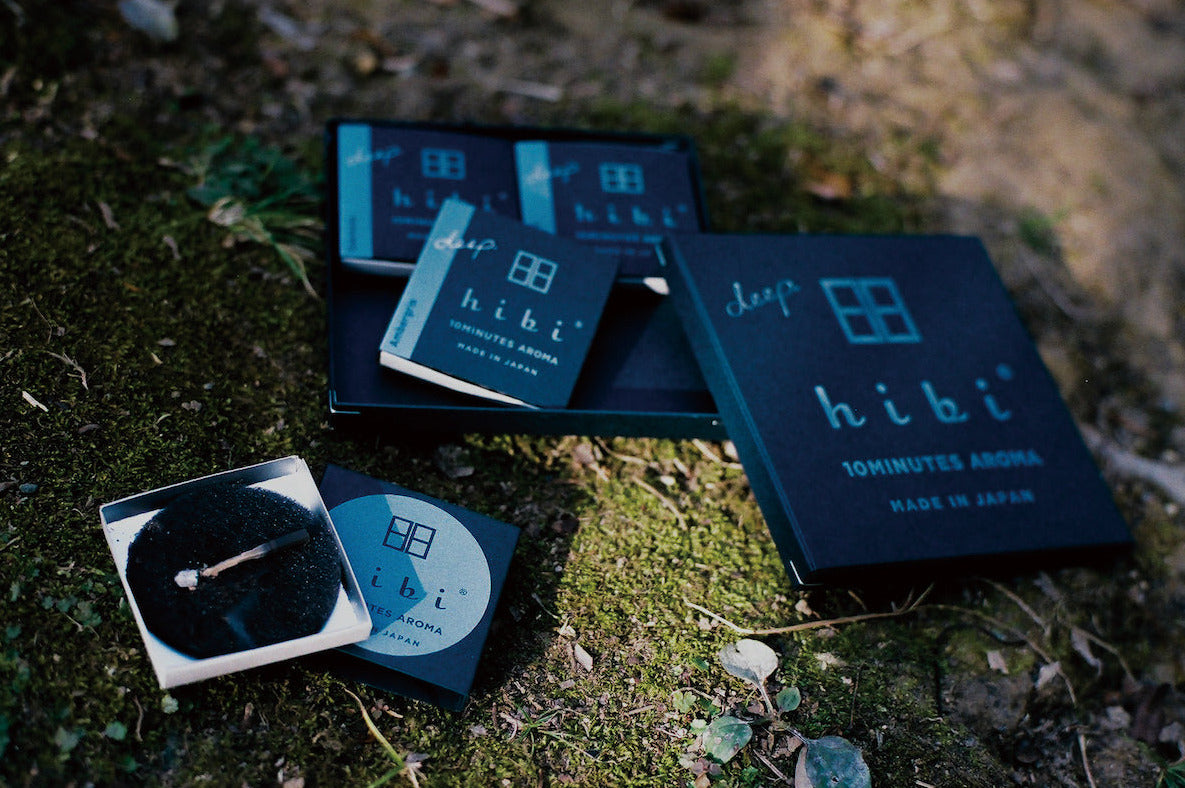 HIBI - 10 Minuten Aroma Räucherstäbchen Geschenkbox | Made in Japan