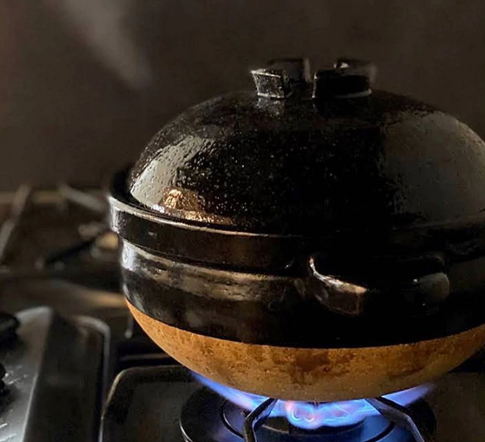 Kamado-San Donabe Reiskocher ein Klassiker der japanischen Küche