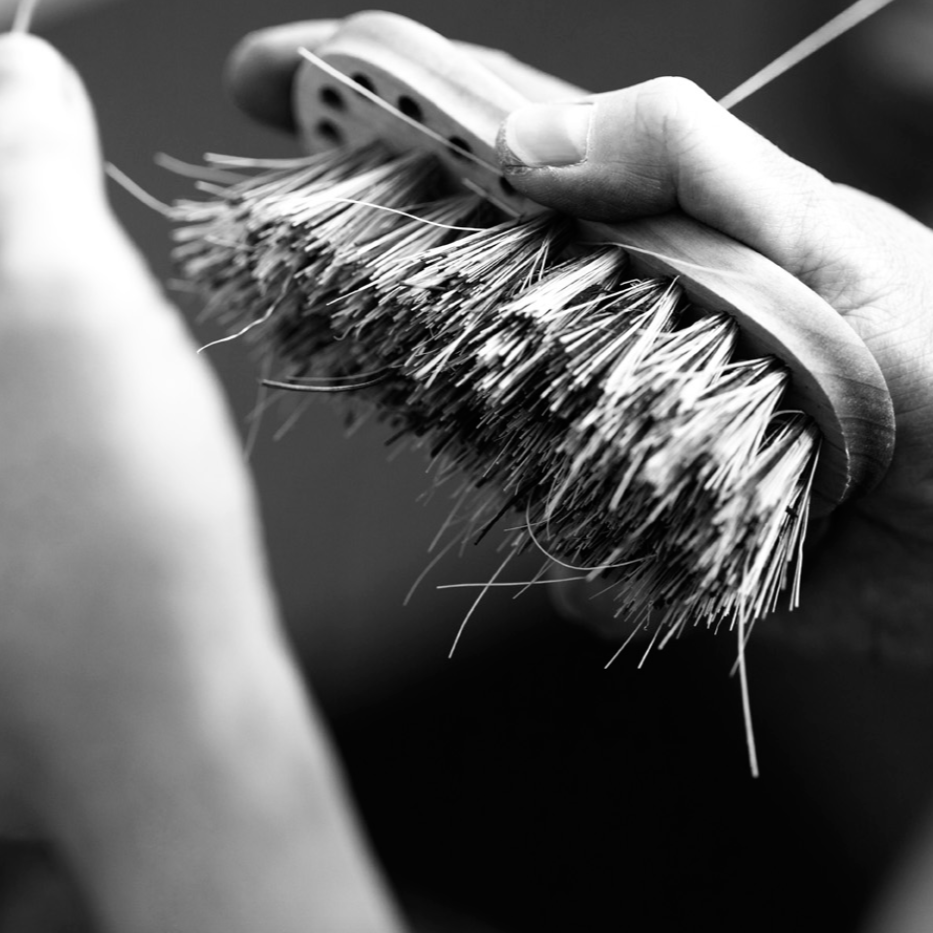 Iris Hantverk Badebürste Duck Birke Rosshaar Handgemacht in Schweden