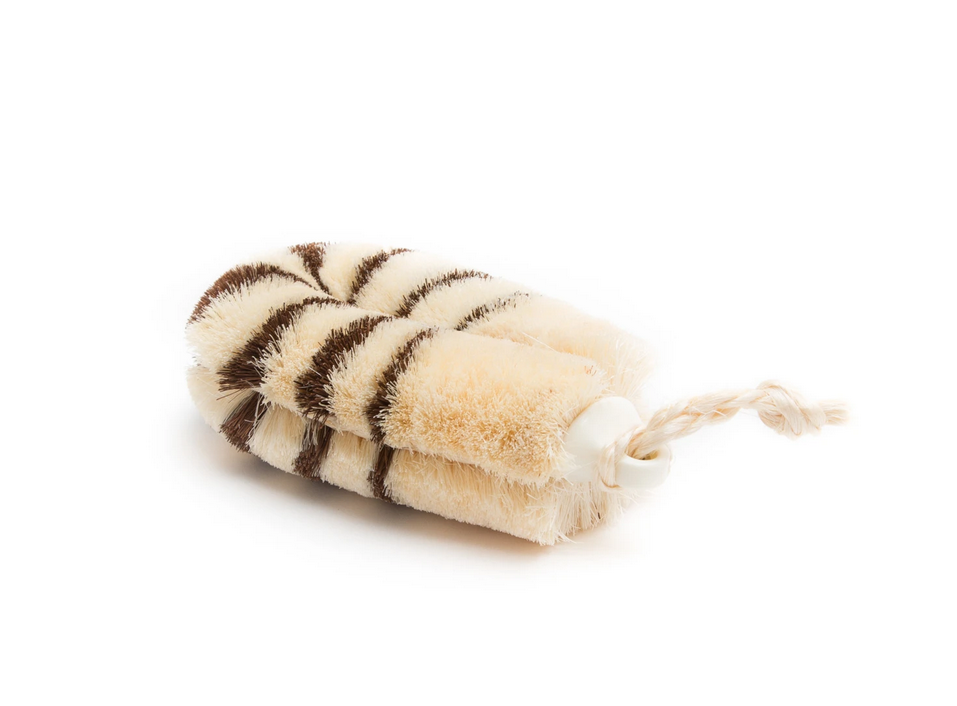 KAMENOKO TAWASHI Tamura Body Brush Soft aus Sisal und Palmfasern Japan