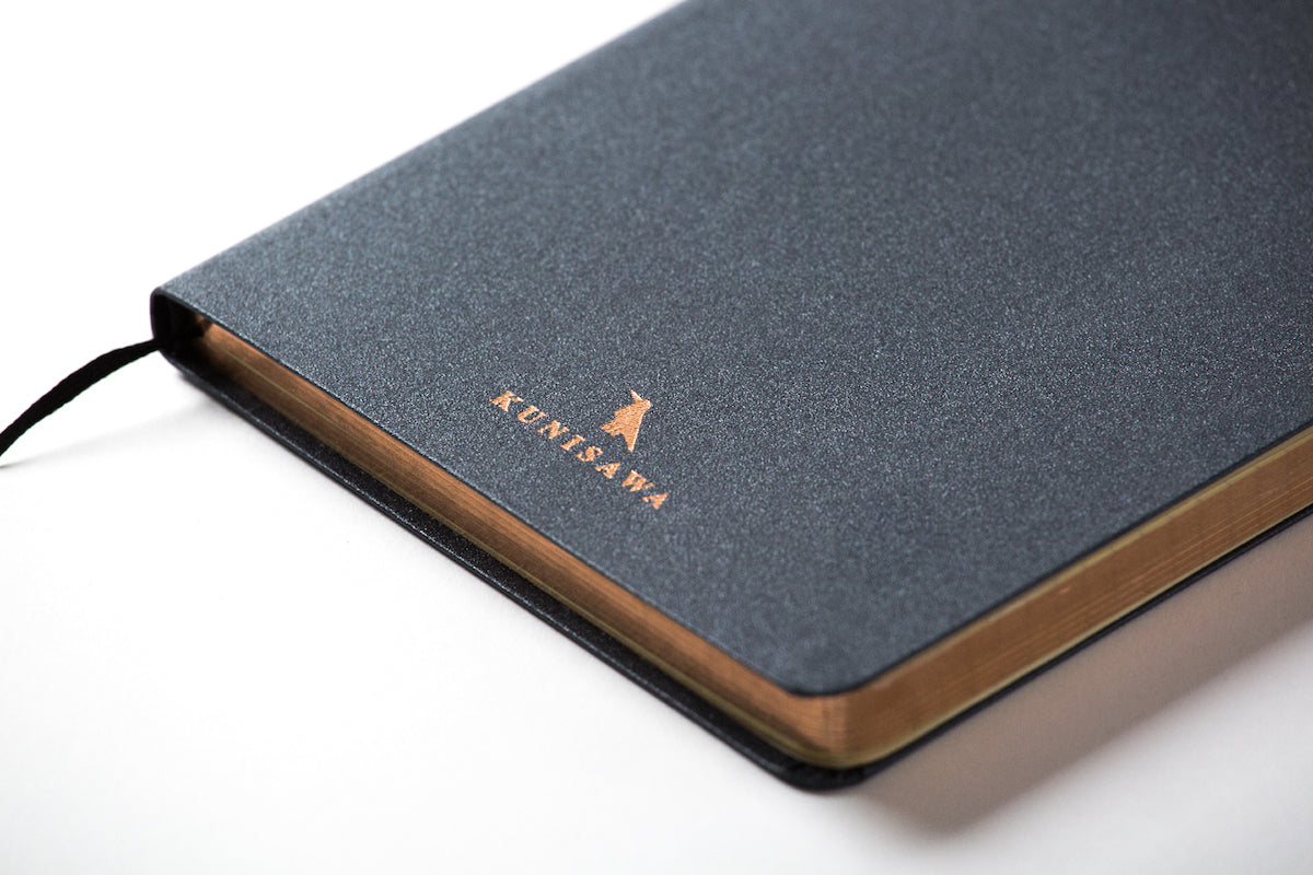 FIND NOTE HARD NOTEBOOK, bluegrey Made in Japan Geschenk, Gift, Design