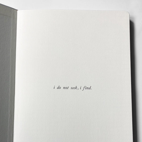 FIND NOTE HARD NOTEBOOK, bluegrey Made in Japan Geschenk, Gift, Design