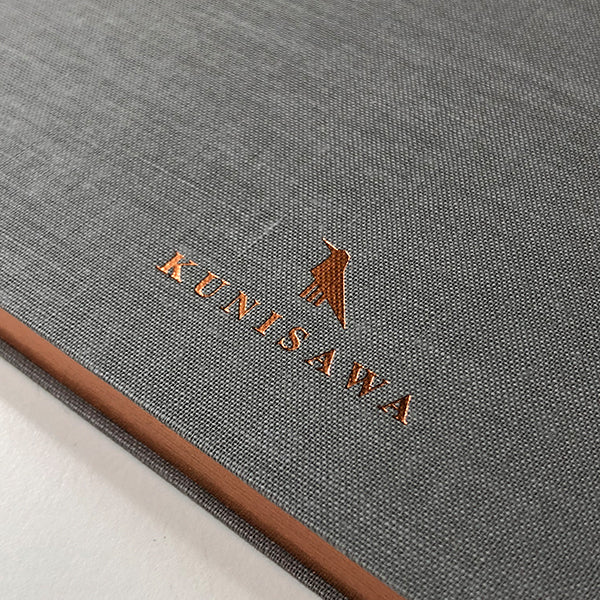 FIND NOTE HARD NOTEBOOK light grey made in Japan Geschenk Gift, Design