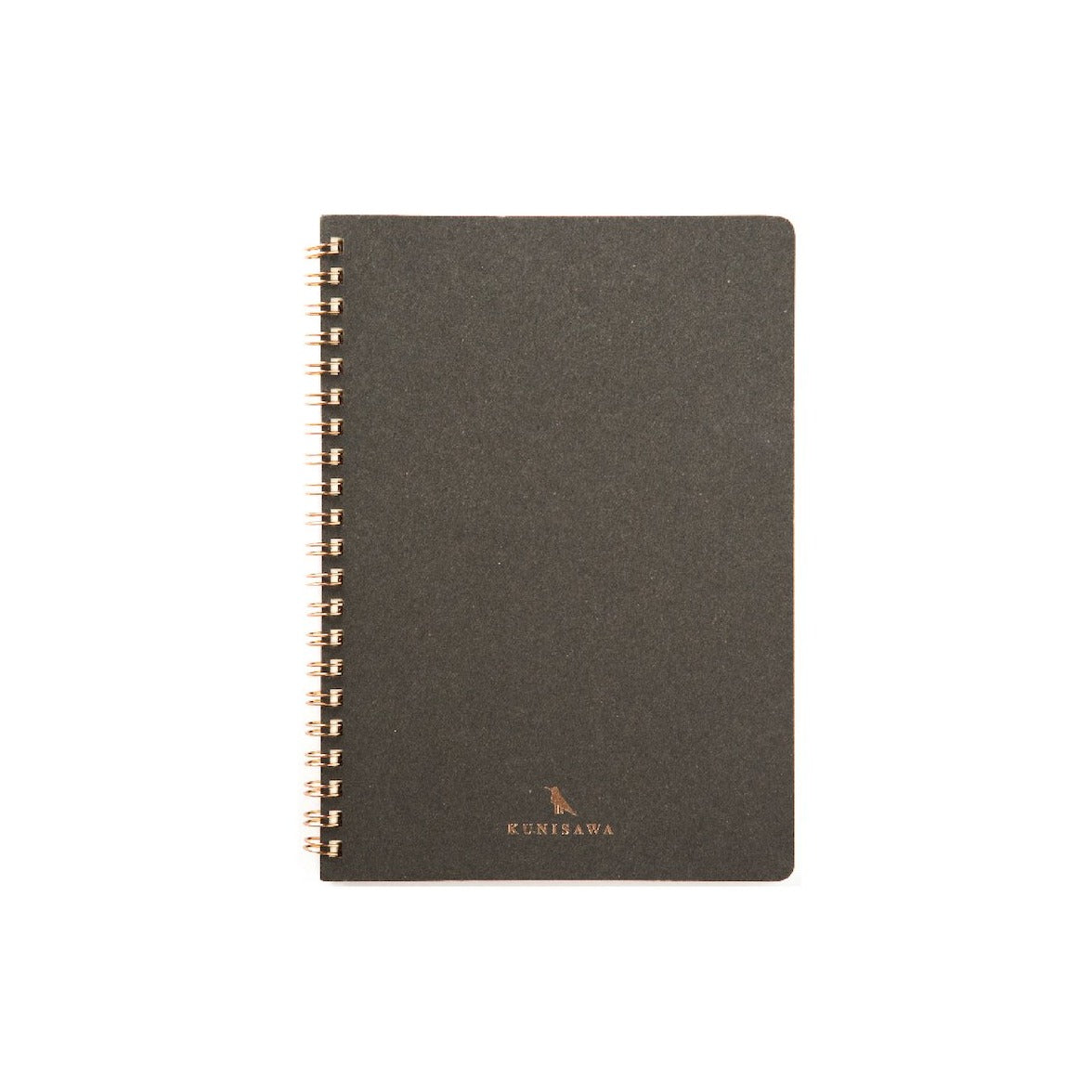 KUNISAWA FIND RING NOTEBOOK, anthrazit  Made in Japan Geschenk Gift Design