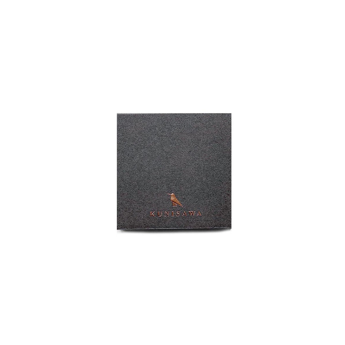 KUNISAWA Find Sticky Memo Pad Anthrazit Handmade in Japan 