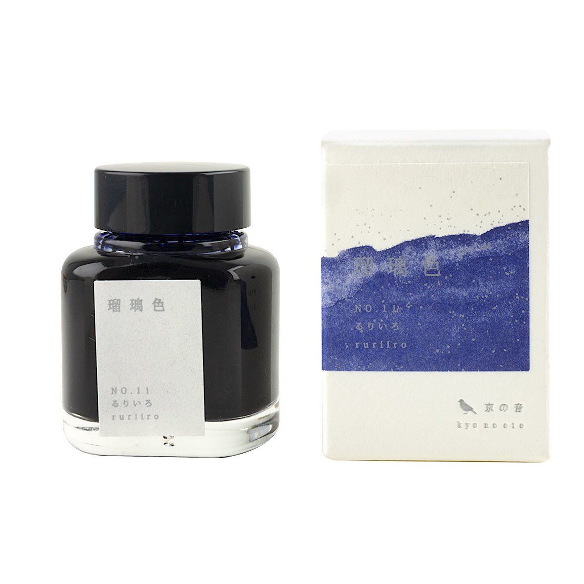 KYO NO OTO - Japanische Schimmertinte Ruriiro Nr. 11 - 40ml | Handmade