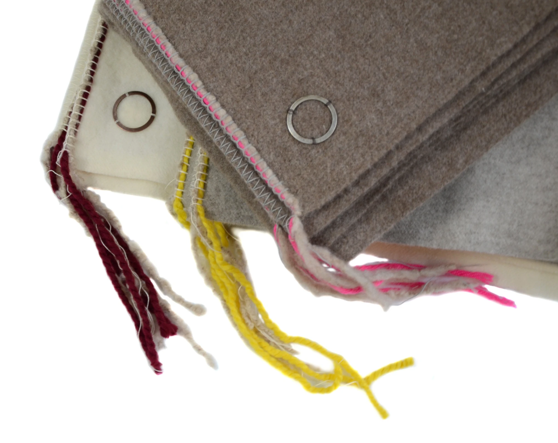 LPJ STUDIOS Mountain Plaid aus nachhaltiger mongolischer Schafwolle