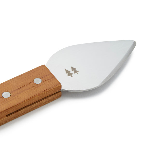 MORINOKI elegantes japanische Hartkäsemesser aus Holz und Edelstahl