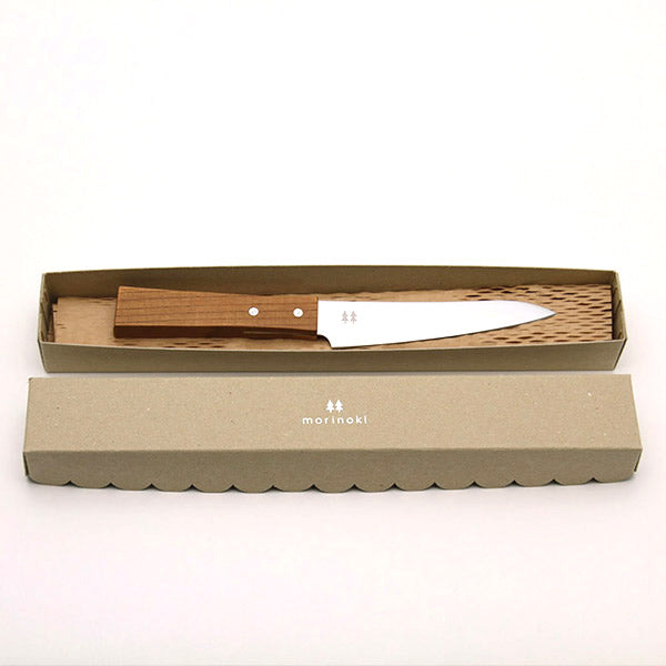 MORINOKI elegantes japanische Universalmesser aus Holz und Edelstahl