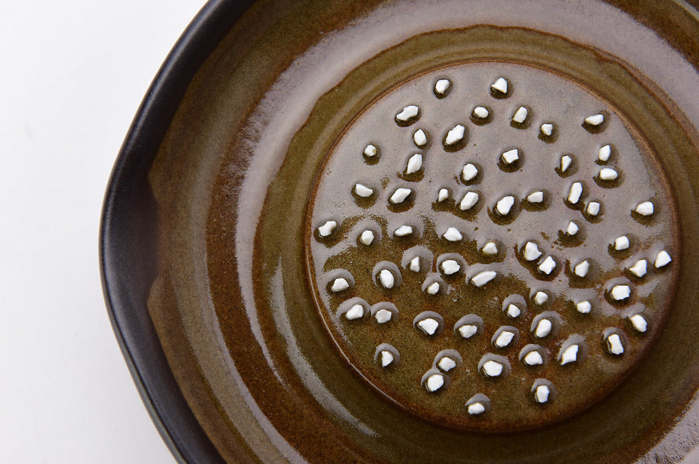 Japanische Keramikreibe Oroshi naturweiss | MUJUN | Handmade in Japan