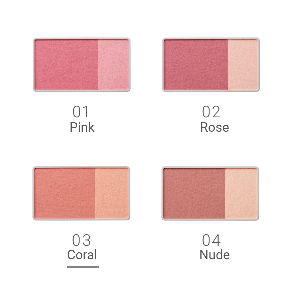 NATURAGLACÉ Powder Rouge Cheek Blush 03 Coral nachhaltige Pflege 