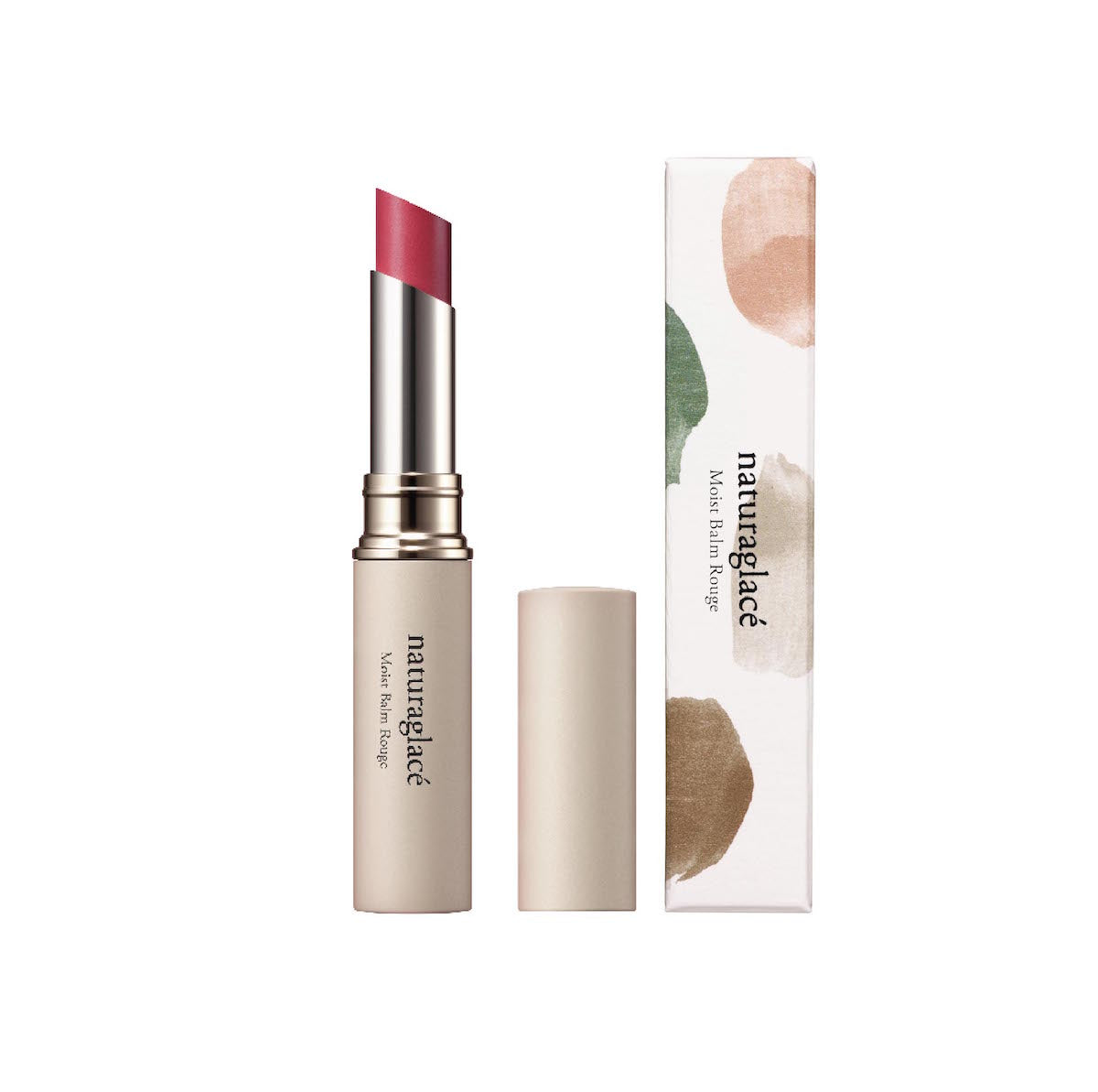 NATURAGLACÉ Lippenstift Moist Balm Rouge 01 Rose Beige Naturkosmetik