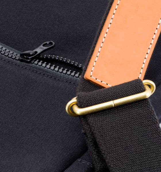 NIWAKI - Rucksack aus Canvas Nizyū Kanō Goma Black | Handmade in Japan