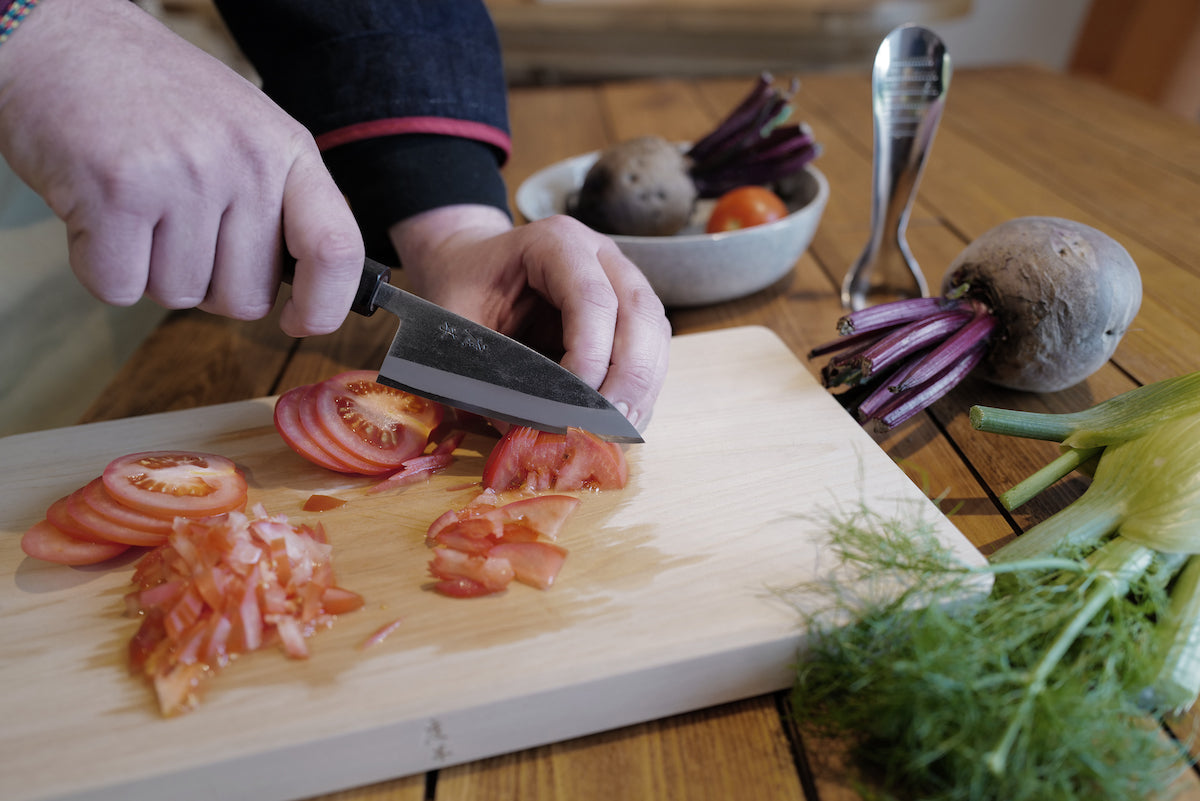 NIWAKI Tadafusa japanisches Küchenmesser - Shirogami Weisspapierstahl