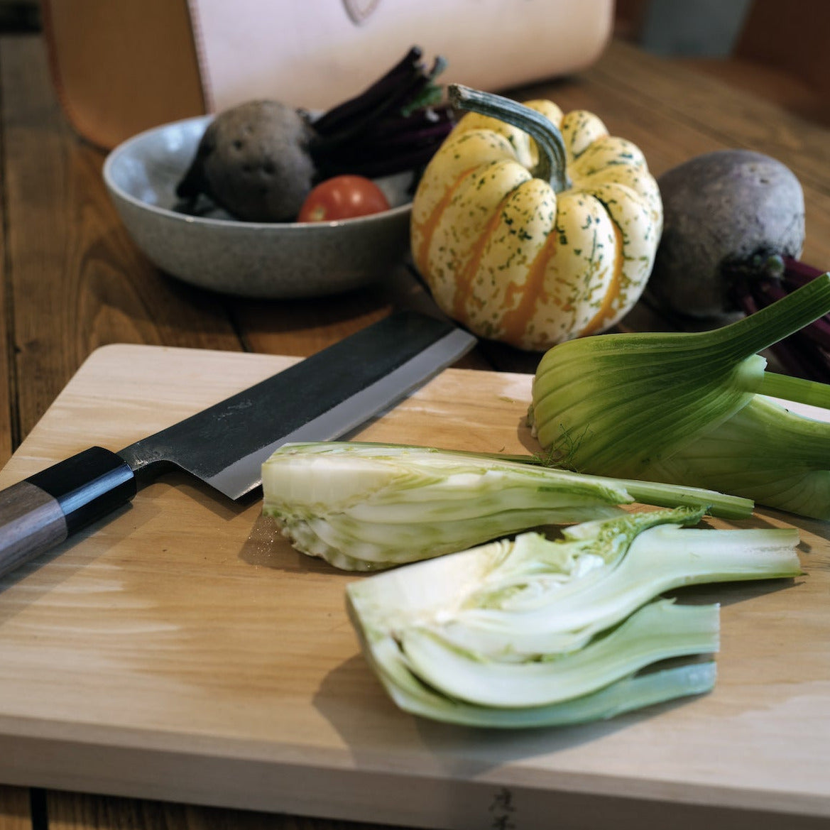 NIWAKI - Japanisches Küchenmesser | Tadafusa x Niwaki | Nakiri 165mm