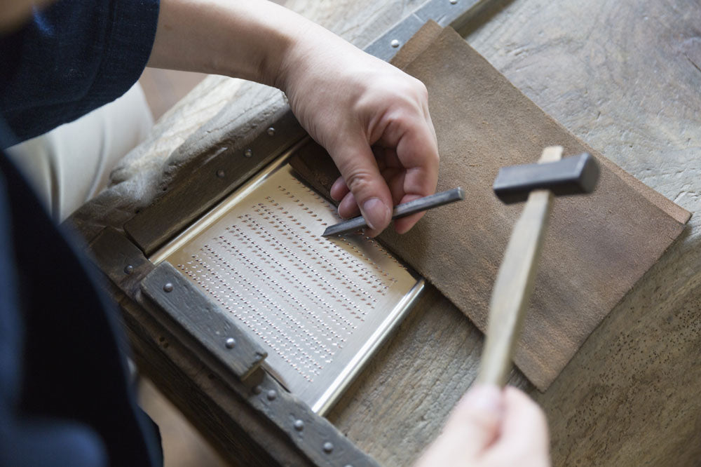 OYA SEISAKUSHO Hochwertige Kupferreibe im Kranich Design Handmade