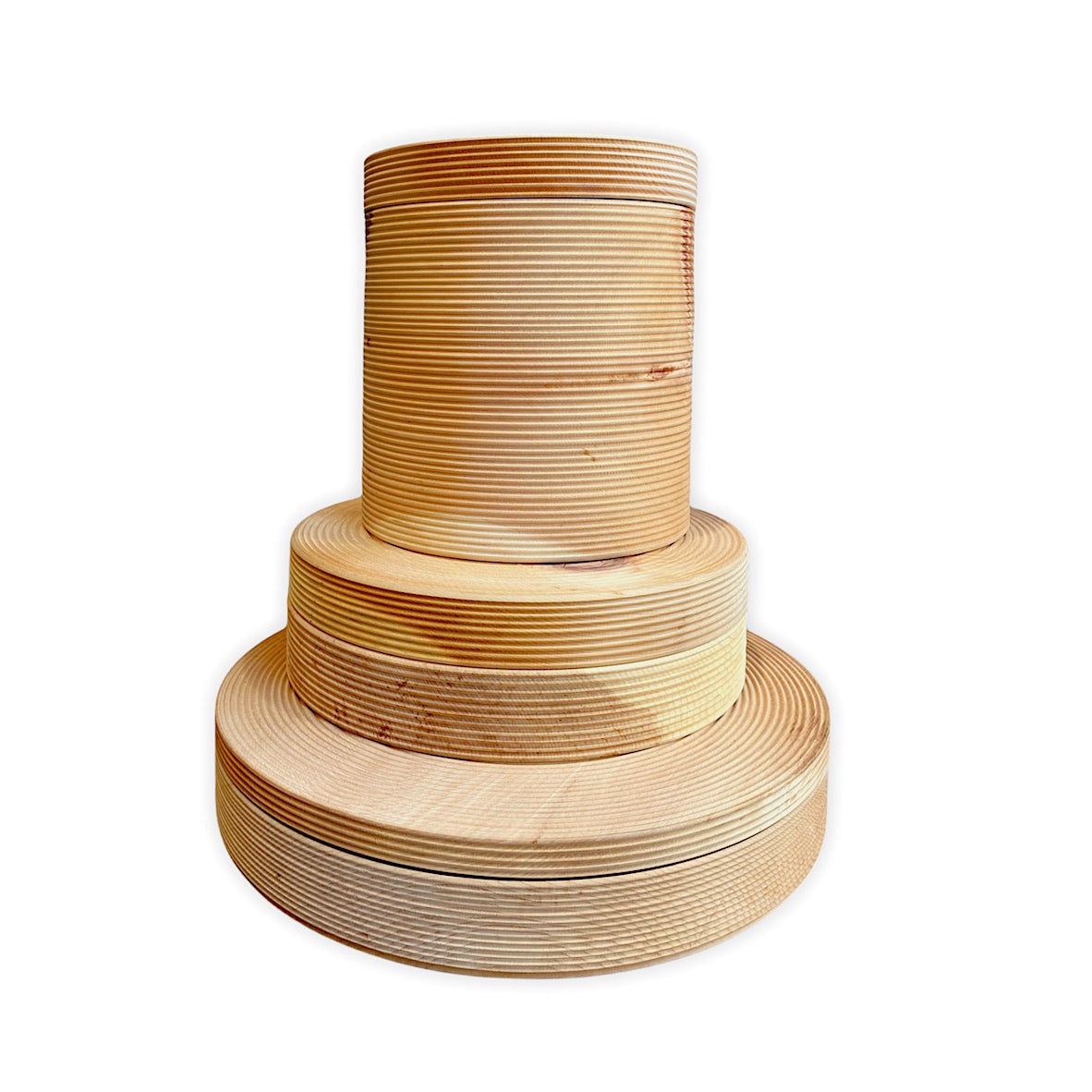 OTHMAR PRENNER Brotdose Arvenholz gedrechselte Handarbeit im Südtirol