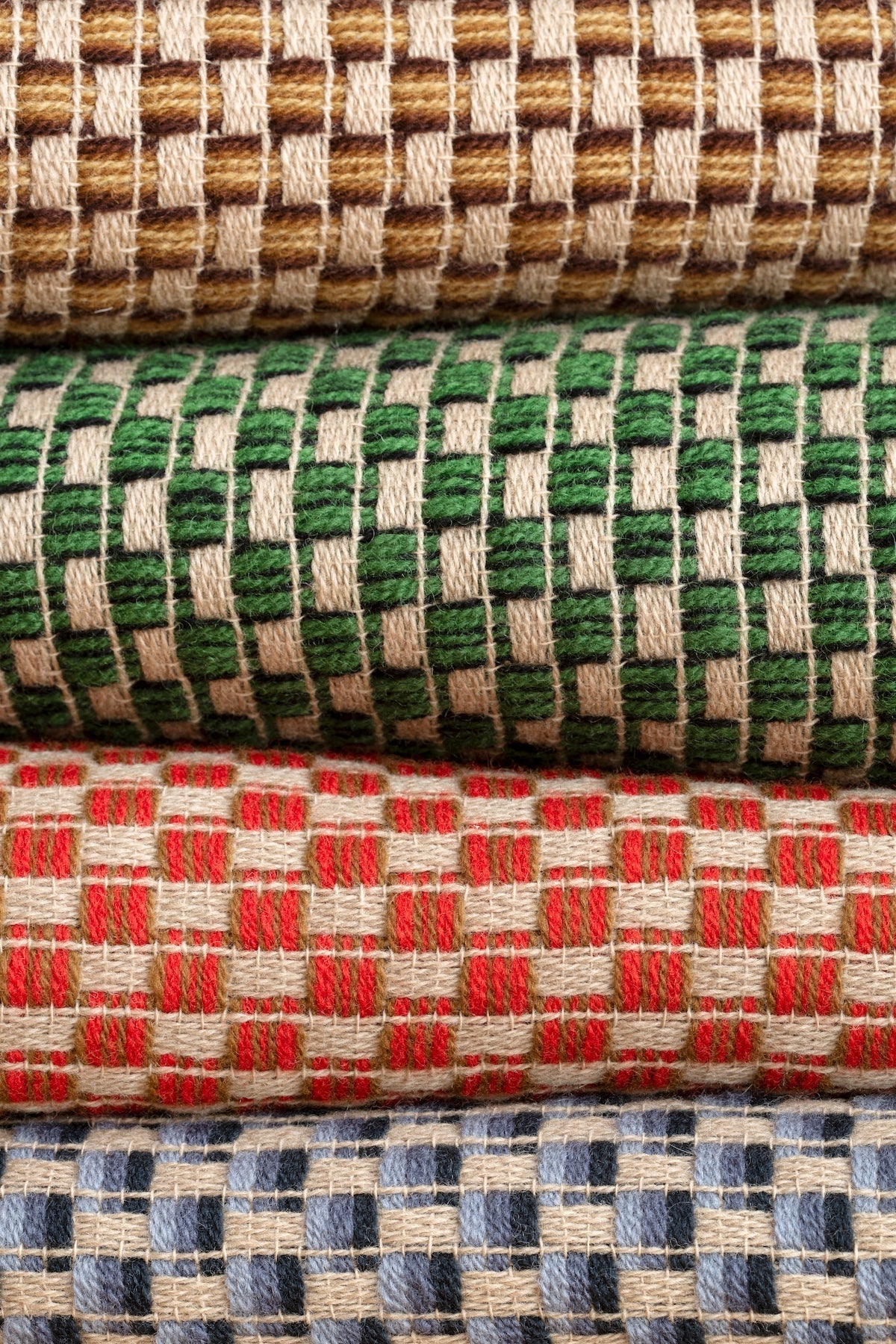 RØROS TWEED - Lammwolldecke Kastanienbraun Isak | Made in Norwegen