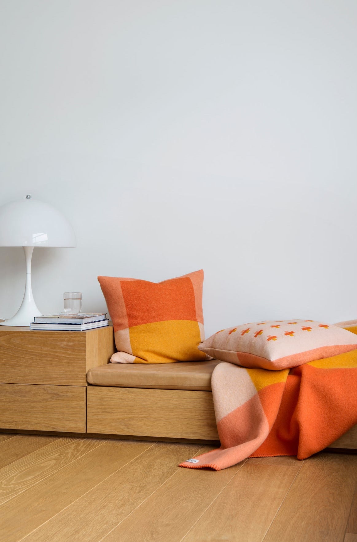 RØROS TWEED - Lammwollkissen Syndin Cloudberry | Made in Norwegen