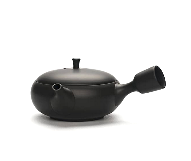 Teekanne Tokoname unglasierter schwarz | SUSUMUYA | Handmade in Japan