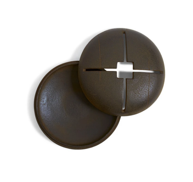 SUZUKI MORIHISA STUDIO rundes Gusseisen Kerzengehäuse Handmade in Japan