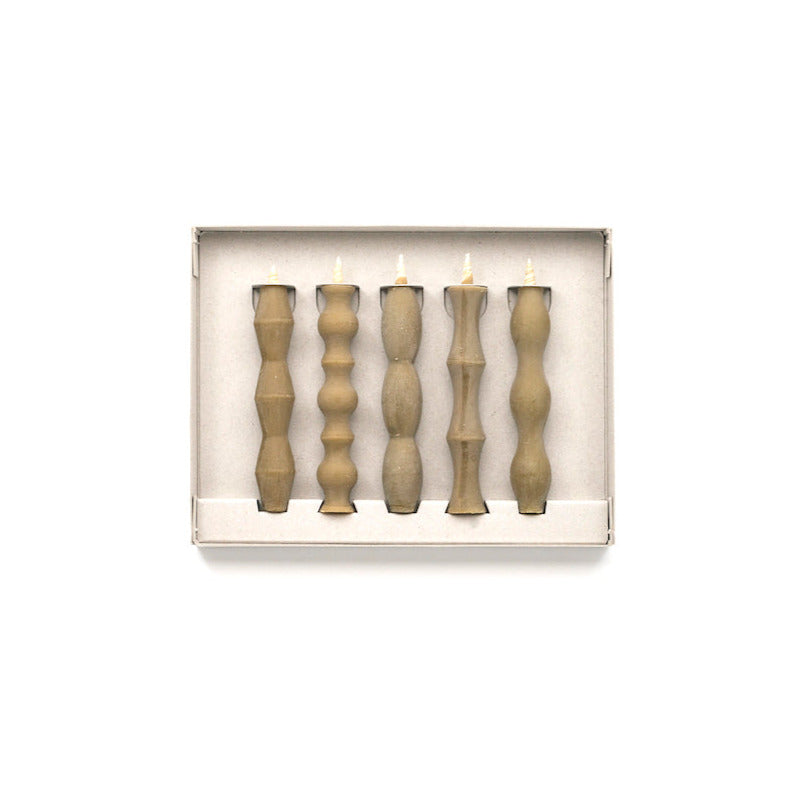 TAKAZAWA CANDLE Kerzen-Set Nanao aus Sumachwachs sind 100% Natur