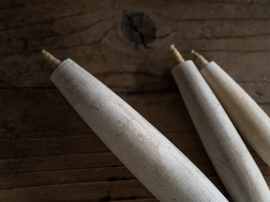 TAKAZAWA CANDLE - Japanische Sumachwachs-Kerze | Tohaku M | 2er Set